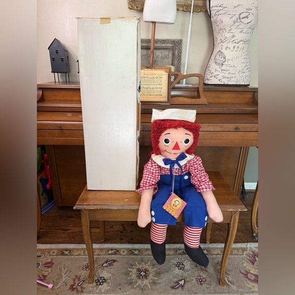 Vintage 1960's 32" The Original Knickerbocker Raggedy Andy with box - Picture 12 of 13